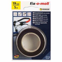 FIX-O-MOLL 3563312 fabric tape black 5m 19mm