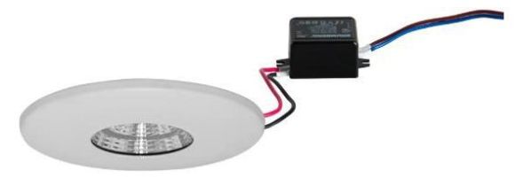 Brumberg 38371073 230V AC 3W 3000K white LED recessed ceiling spotlight