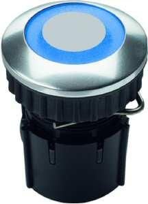 Grothe PROTACT 220 LED blue V2A bell button, 63232