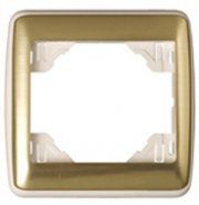 EFAPEL SINGLE FRAME IVORY/INOX