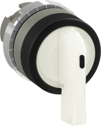 ABB Stotz-Kontakt 1SFA184657R9105 P9MSAZ0B 3-pos. white illuminated selector switch control element