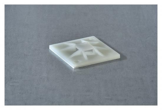 HellermannTyton 151-10905 QM30A-PA66-NA-C1 30x30mm natural adhesive base