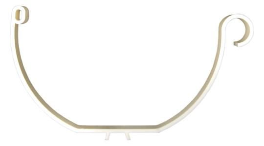 elke TECHNIK / bamaheat 80001055 Plastic clip for heating band fastening KC-5 Pack = 10 pieces in gutters, Ng 400 mm / 5 T