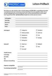 PROTEC.class 05101501 Inspection labels and warning signs Ladder inspection book (1pc=50 sheets PLP