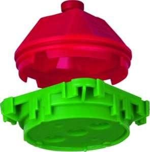 Kaiser 1249-50 60mm 45diam. ceiling box, 1249-50