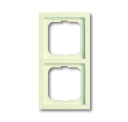 Busch-Jaeger 1722-182K future® linear cover frame, 2-way frame ivory white