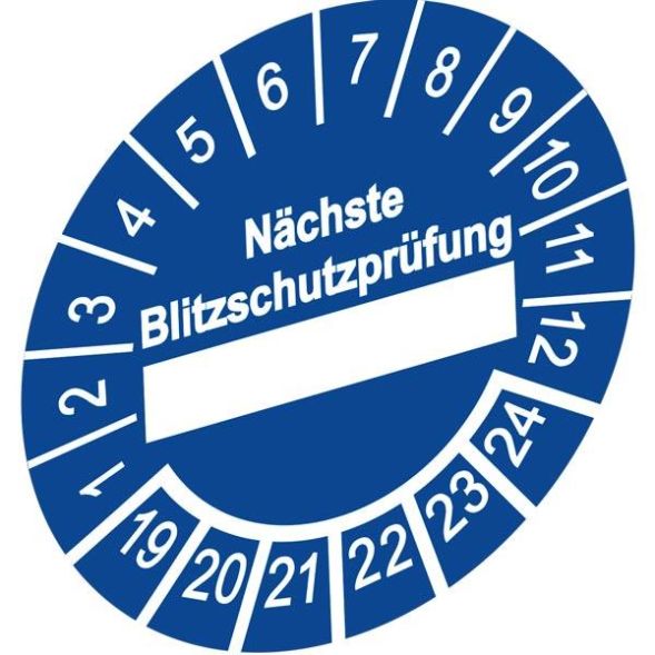 Pröpster 111 629 Blue D:30mm test label