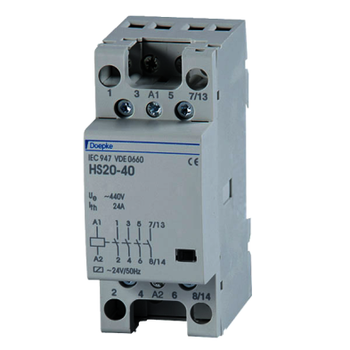 Doepke 09980421 HS20-40/24 24A 24V 50Hz contactor