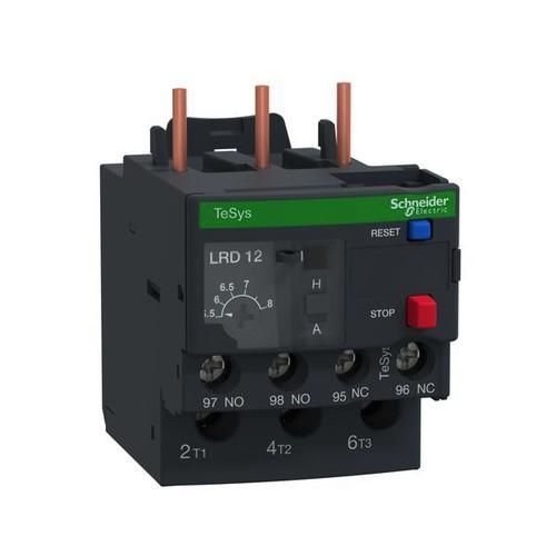 Schneider Electric LRD12 5.5-8A motor protection relay