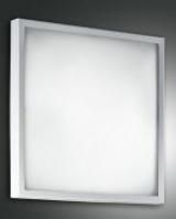 Fabas Luce 3565-65-102 metal ws/glass ws sat 24W 3000K LED ceiling light