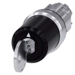 Siemens 3SU1050-5BP61-0AA0 key switch CES 22mm round O+II