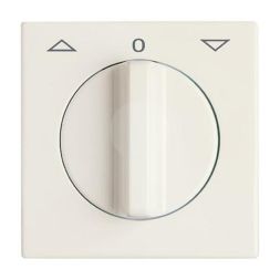 Busch-Jaeger 2142 DR-32 central plate, with rotary handle, with white print