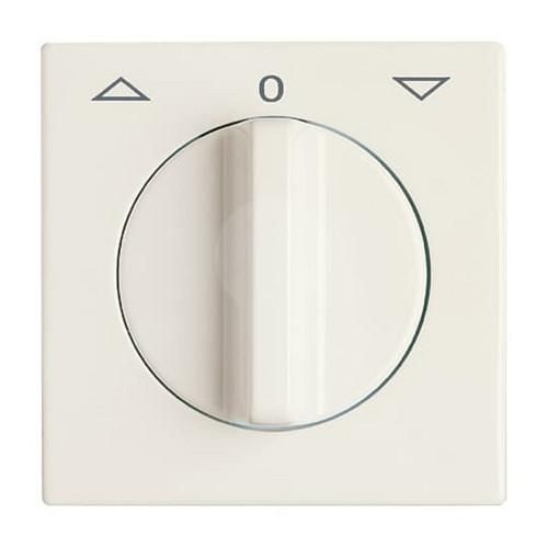 Busch-Jaeger 2142 DR-32 central plate, with rotary handle, with white print