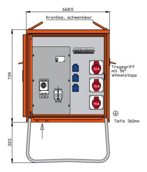Walther WV0270R1 22kVA distribution board