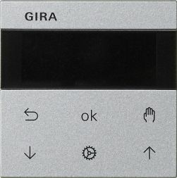 Gira 536626 blind and timer display system 55 F alu