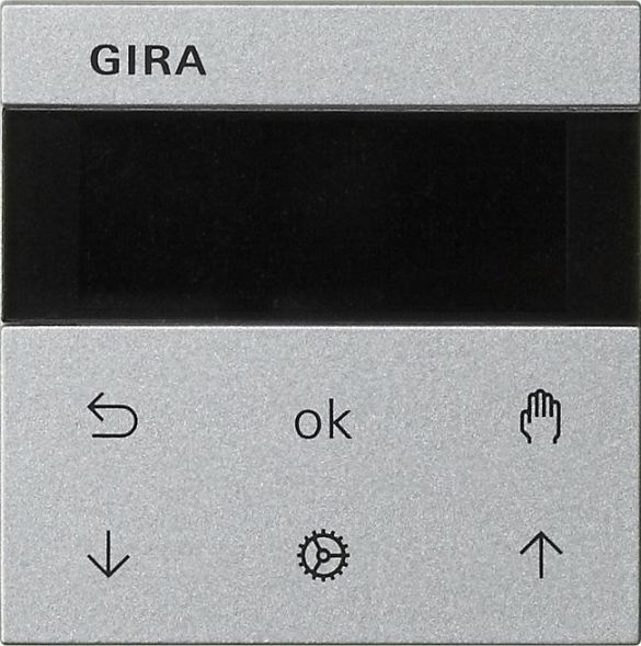 Gira 536626 blind and timer display system 55 F alu