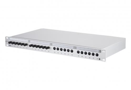 METZ CONNECT 1502000112-E OpDAT PF VIK 12xST-S metal SM+MM grey patch panel