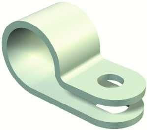 OBO Bettermann 255 17.5mm light grey fastening clamp, 2222175