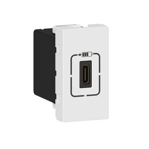 Legrand 077589 Mosaic Type-C 1-mod LS 1.5 A ultraws USB charging socket