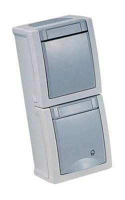 HHG 90591098-DE socket + changeover switch AP WG