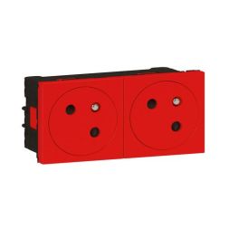 Legrand 278172L Mosaic Link 2x 45° F/B rt socket