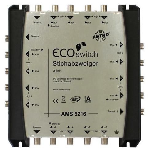 ASTRO Strobel 00360554 AMS 5216 ECOswitch 5x2-way 16dB professional satellite IF tap