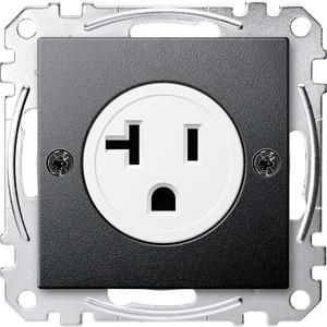 MERTEN MEG2156-0414 USA socket insert 20A anthracite System M