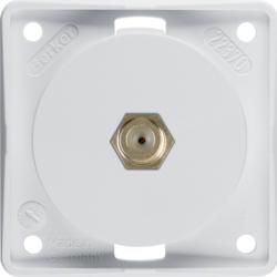 Berker 945192502 antenna junction box SAT polar white matt Integro inserts