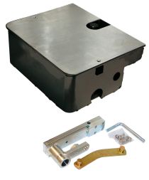 BERNER 2906516 DX350UF/1 230V/AC swing gate operator 1fl_li/re electromech