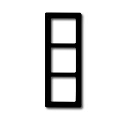 Busch-Jaeger 2103-35 cover frame, 3-way frame anthracite