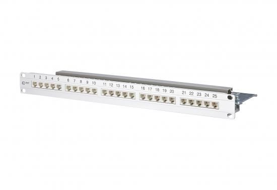 METZ CONNECT UAE 25X8 (4) Cat.3 19&amp;#039; 1U telephone patch panel, 130814-E