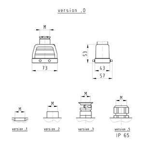 Wieland 70.352.1035.2 BAS GOT GC 10 M20 A2 housing upper part