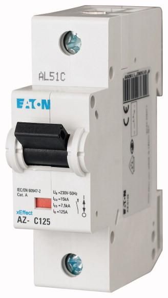 Eaton AZ-C125 C125A 1-pole high-performance circuit breaker, 211809