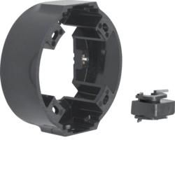 Berker 100101 surface-mounted frame 1-way black, glossy Series 1930