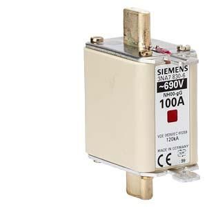Siemens 3NA7830-6 NH00 fuse link with combination indicator 100A