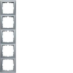Berker 10159939 5-way S.1 alu matt frame