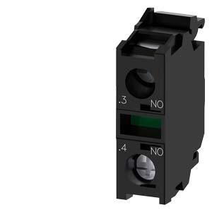 Siemens 3SU1400-1AA10-1LA0 contact module with 1 switching element 1S screw connection