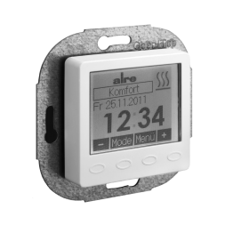 Alre-It UA060001 HTRRUu210.021#07 pure white 50x50mmo.Rahm room temperature controller digital