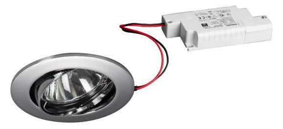 Brumberg 39303023 230V AC 6W 3000K chrome LED recessed ceiling spotlight