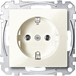 MERTEN MEG2301-0344 SCHUKO socket white glossy System M