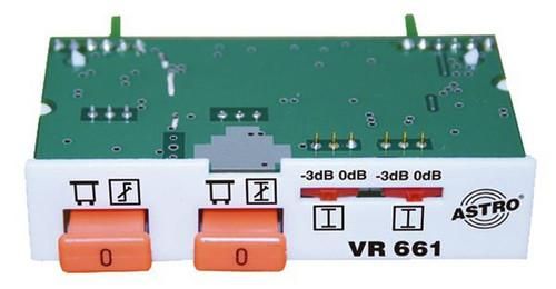 ASTRO Strobel 00216661 VR 661 27 / 24 / 21dB 117 / 116 dB V Return path amplifier