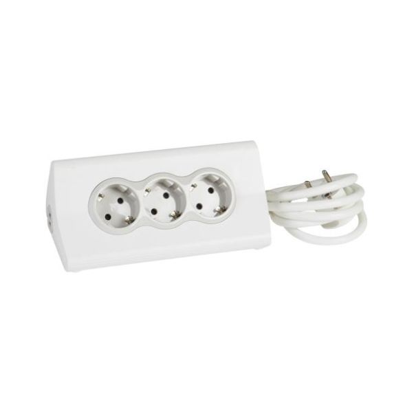 Legrand 694810 power strip TABLET 3-way USB, 1.5m Zul., (white)