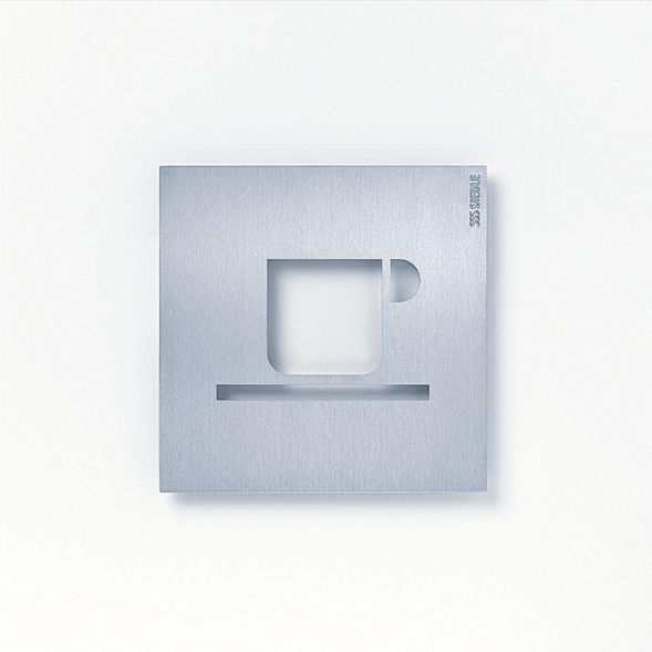 Siedle OSP 0003 Orientation sign Cafeteria in stainless steel