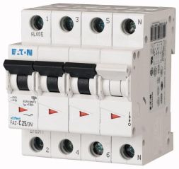 Eaton FAZ-D25/3N miniature circuit breaker, 279000