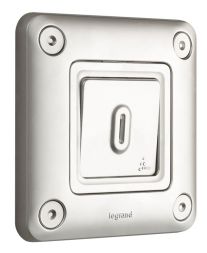 Legrand 077842 Soliroc changeover button 1-pole illuminated.