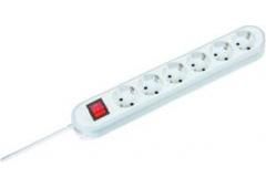 Bachmann 381.151K table socket 6-way screwed 3.0m 2-pole