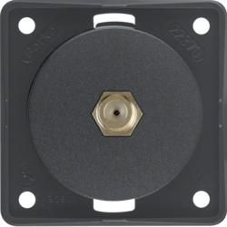 Berker 945192505 antenna junction box SAT anthracite, matt Integro inserts