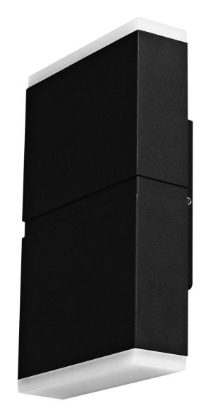 Megaman Plato L Up&amp;amp;Down 12W 1000lm 3000K grey LED wall light