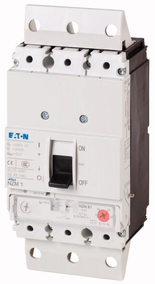 Eaton NZMB1-S80-SVE circuit breaker, 3p, 80A, plug-in insert, 112727