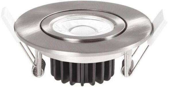 Ledxon 7008114 EDOS swivel. 6W 620lm 4000K 40° nickel LED recessed ceiling spotlight